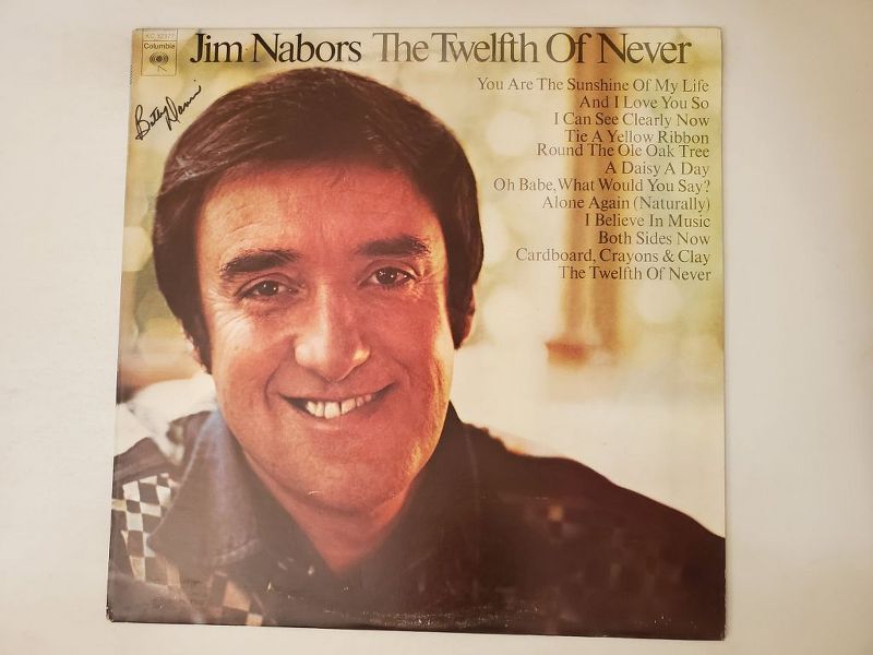 Jim Nabors The Twelfth Of Never vinyl record