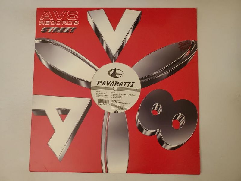 Pavaratti AV8 Records Street vinyl record