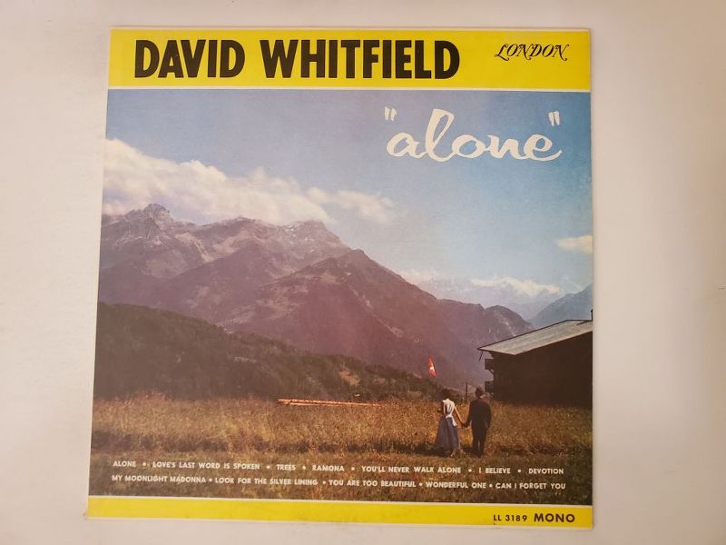 David Whitfield Alone vinyl record