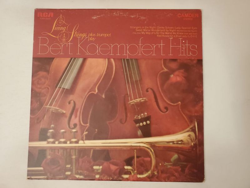 Living Strings plus trumpet Living Strings plus trumpet play Bert Kaempfert Hits vinyl record