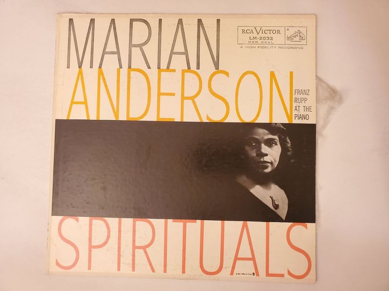Marian Anderson Spirituals vinyl record