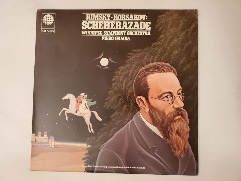 Rimsky-Korsakov, Winnipeg Symphony Orchestra, Piero Gamba Scheherazade vinyl record