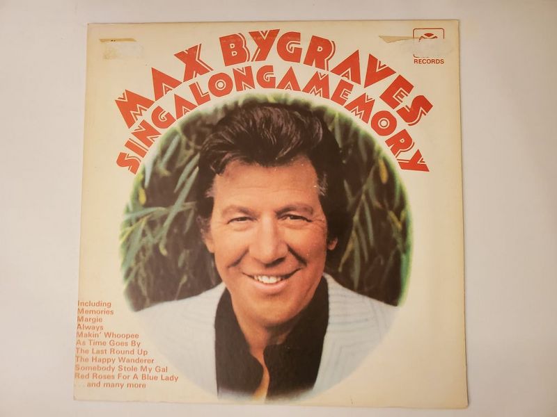 Max Bygraves Singalongamemory vinyl record