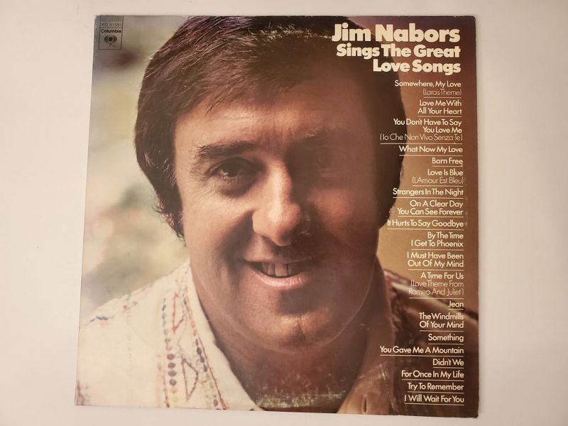 Jim Nabors Sings The Great Love Songs vinyl record