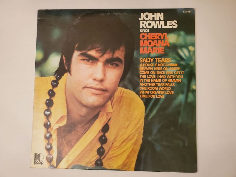 John Rowles Cheryl Moana Marie vinyl record