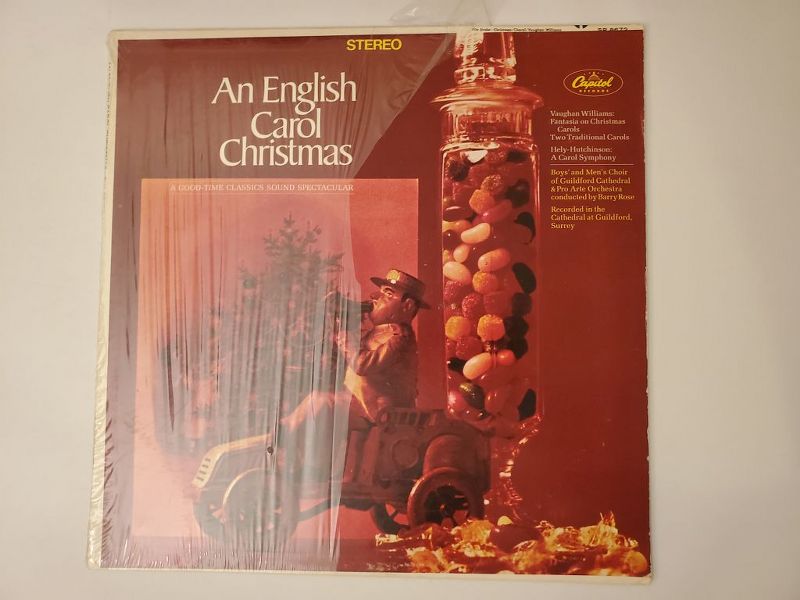 Boys' and Men's Choir of Guildford Cathedral & Pro Arte Orchestra conducted by Barry Rose An English Carol Christmas vinyl record