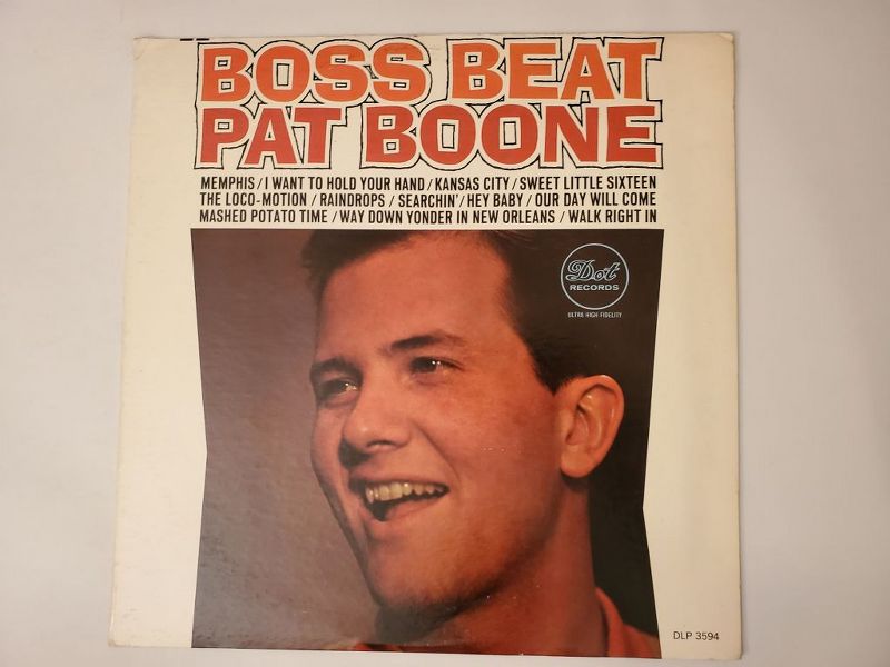 Pat Boone Boss Beat vinyl record
