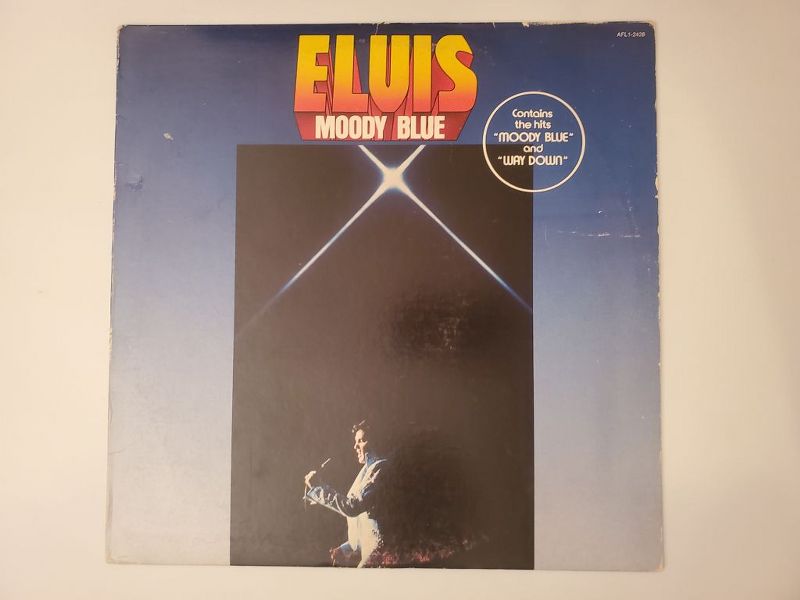 Elvis Presley Moody Blue vinyl record
