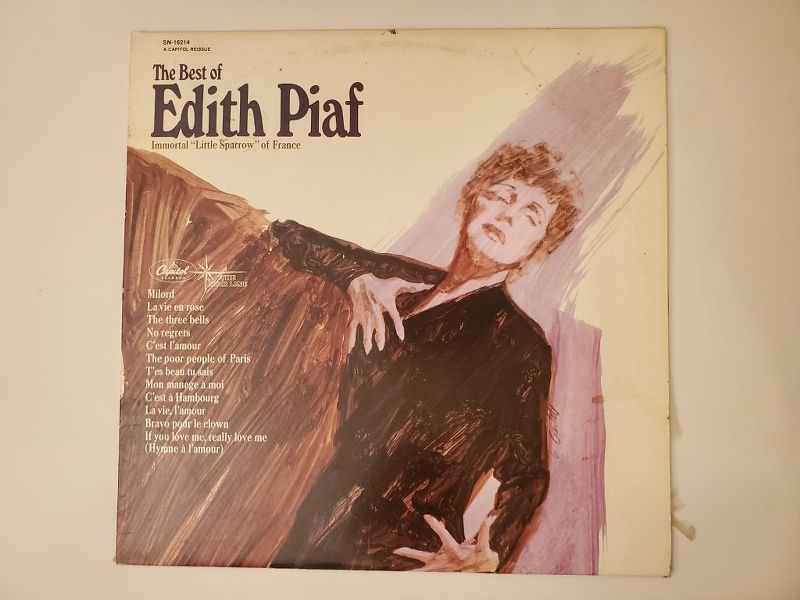 Edith Piaf The Best of Edith Piaf vinyl record