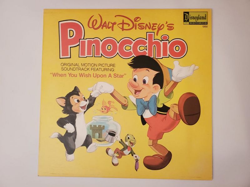 Various Artists (Walt Disney Productions) Walt Disney's Pinocchio Original Motion Picture Soundtrack vinyl record