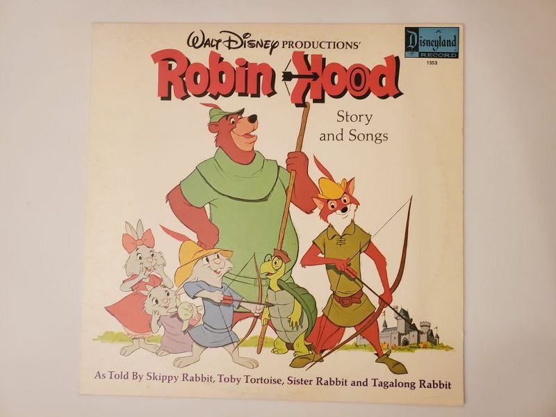 Walt Disney Productions Robin Hood: Story and Songs vinyl record