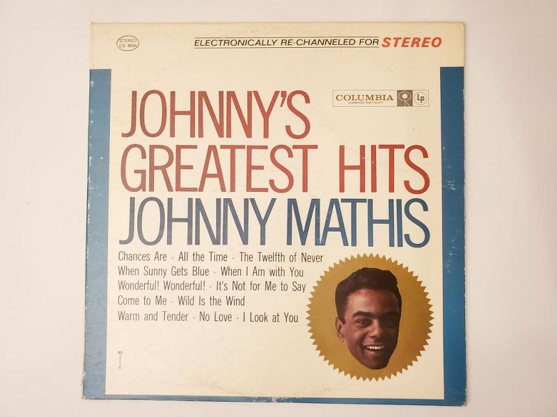 Johnny Mathis Johnny's Greatest Hits vinyl record