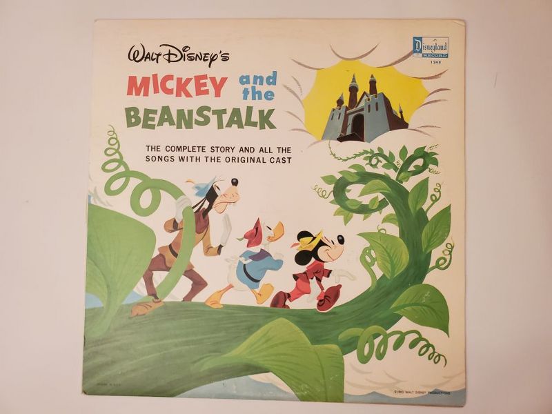 Walt Disney Mickey and the Beanstalk vinyl record