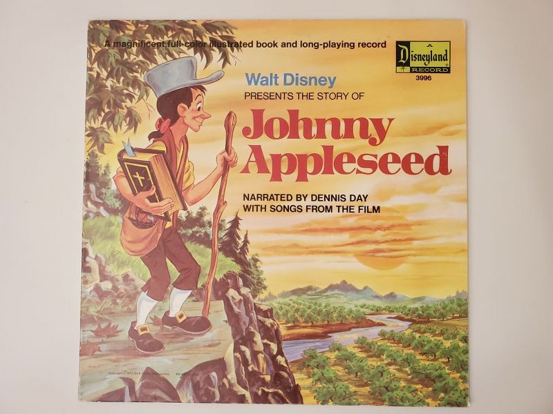 Dennis Day Walt Disney Presents the Story of Johnny Appleseed vinyl record