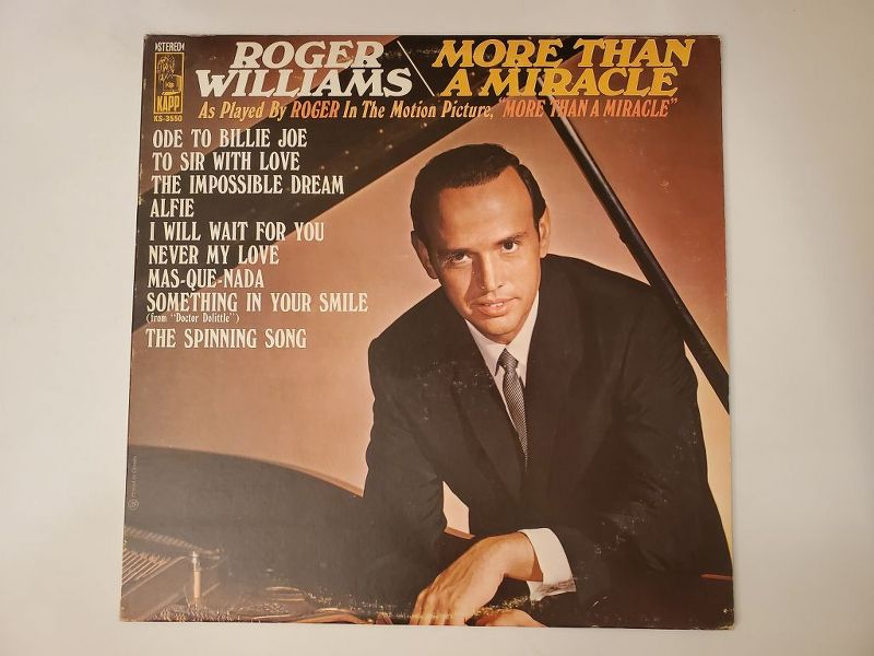 Roger Williams More Than A Miracle vinyl record