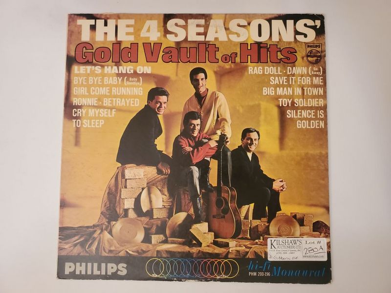 The 4 Seasons Gold Vault of Hits vinyl record