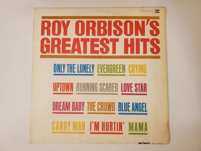 Roy Orbison Roy Orbison's Greatest Hits vinyl record