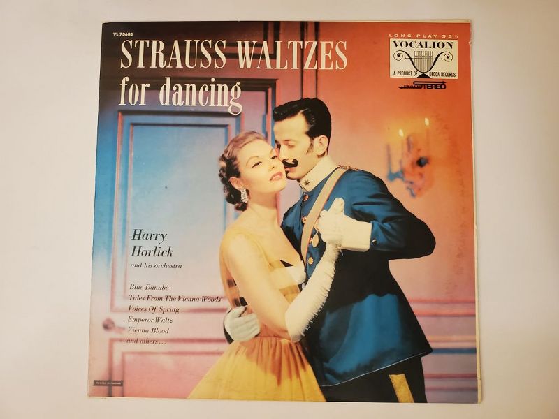 Harry Horlick and his orchestra Strauss Waltzes for Dancing vinyl record
