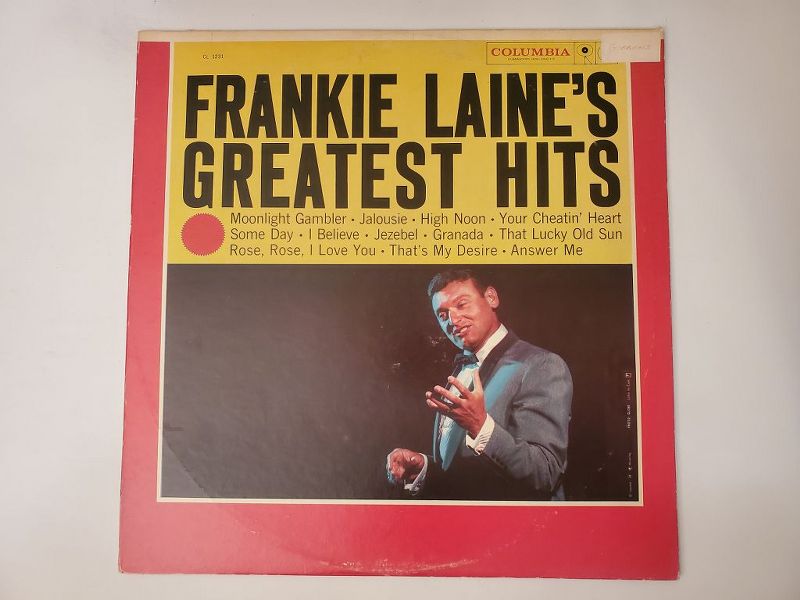 Frankie Laine Frankie Laine's Greatest Hits vinyl record