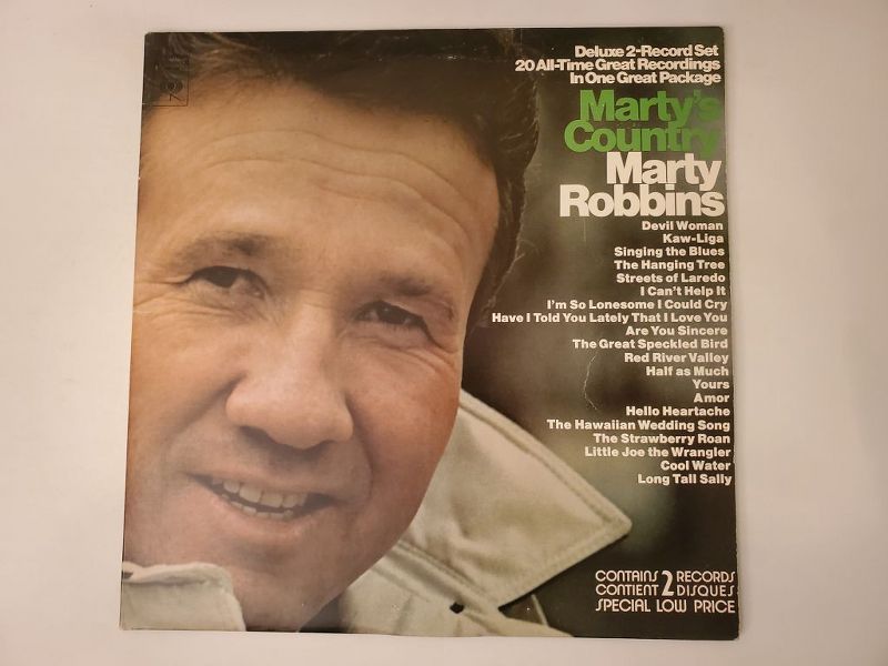 Marty Robbins Marty's Country vinyl record