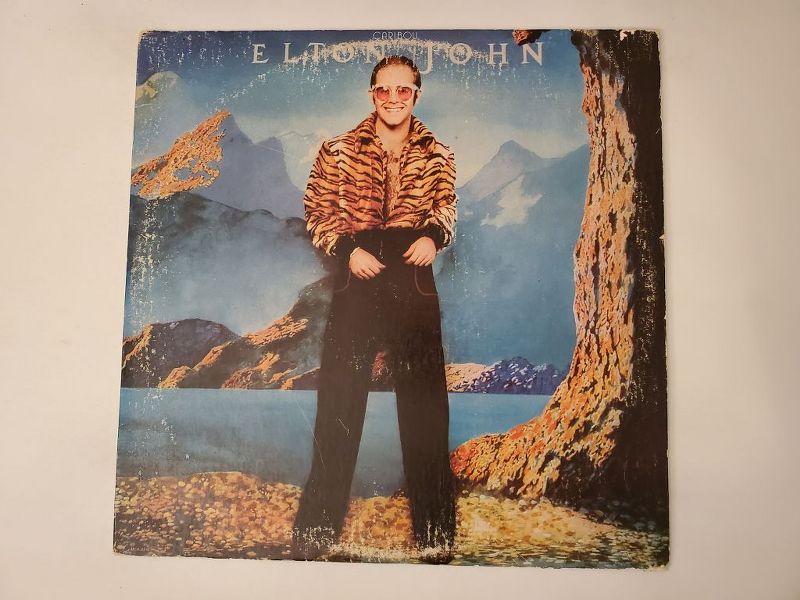 Elton John Caribou vinyl record