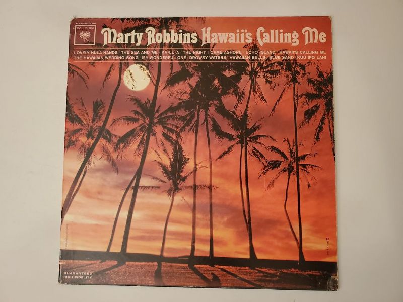 Marty Robbins Hawaii's Calling Me vinyl record